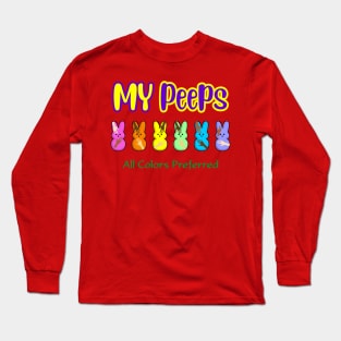 My Peeps Easter T-Shirt,Kids Bunny Unity Long Sleeve T-Shirt